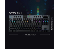 LOGITECH G915 TKL RGB Mechanical Tactile - 573691 - zdjęcie 10